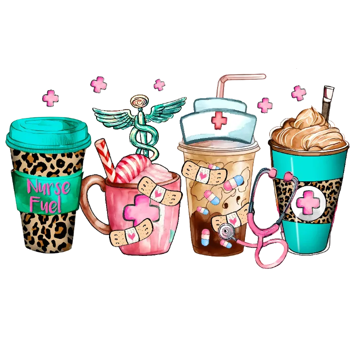 Coffee Lover's Nurse Life Tumbler Wrap