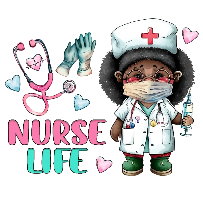 Nurse Life DTF Transfer