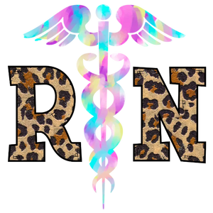 RN Animal Print Logo