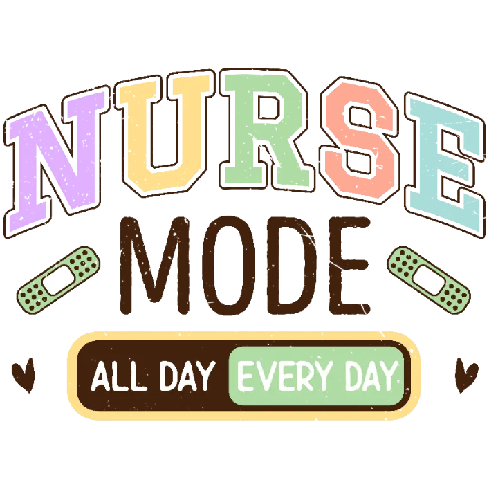 Nurse Mode All Day Every Day Bandaid T-Shirt