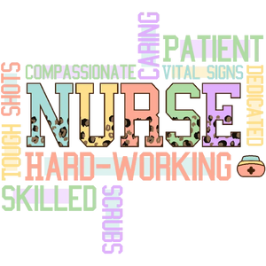 Nurse Appreciation Cross DTF Transfer