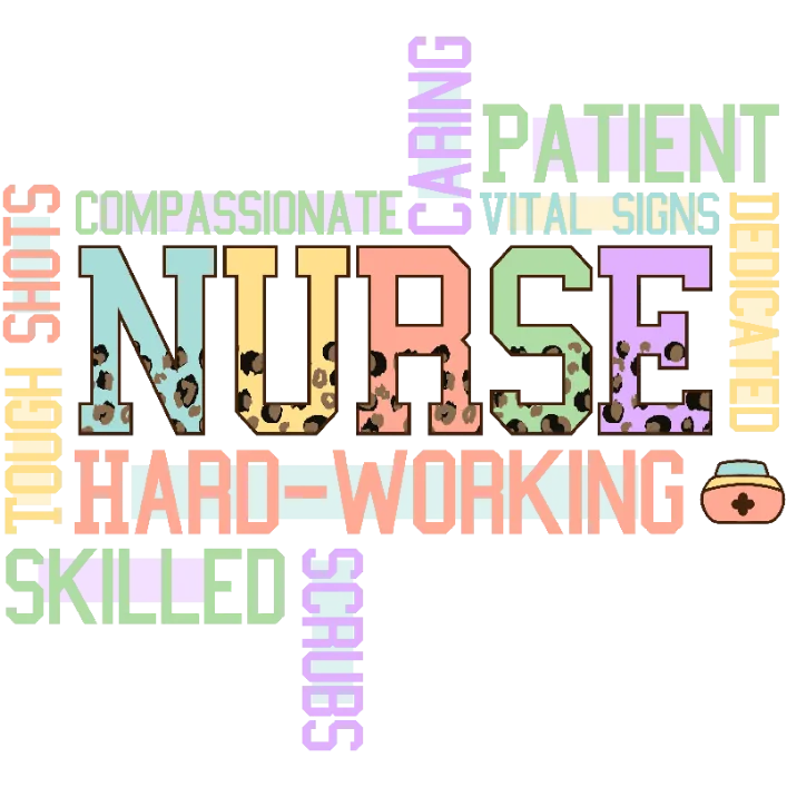 Nurse Appreciation Cross DTF Transfer