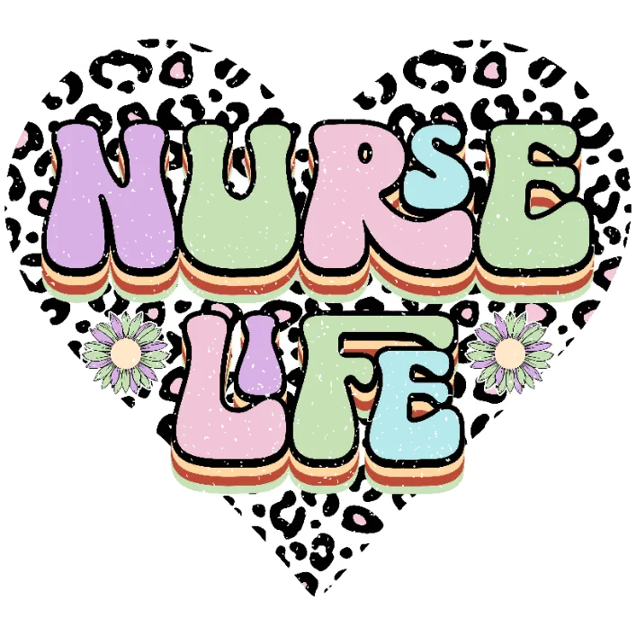 Nurse Life Heart Design