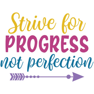 Strive for Progress Not Perfection