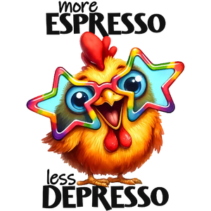 Caffeine-Boosting Chick: Embrace Your Daily Dose of Caffeine with a Humorous Twist