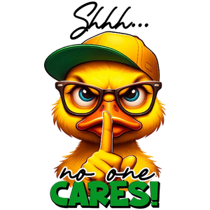 Shhh No One Cares Duck