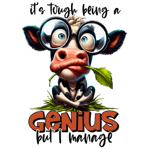 It's Tough Being a Genius But I Manage