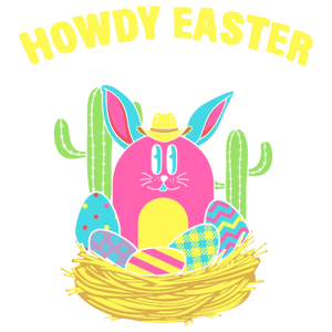 Howdy Easter Bunny Cowboy
