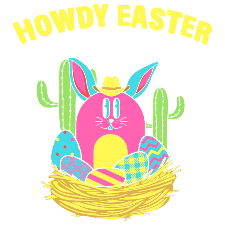 Howdy Easter Bunny Cowboy