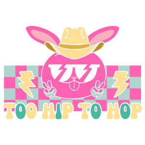 Too Hip to Hop Cowgirl Bunny
