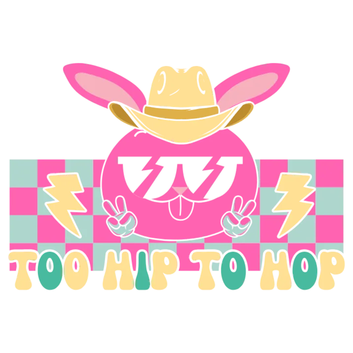 Too Hip to Hop Cowgirl Bunny