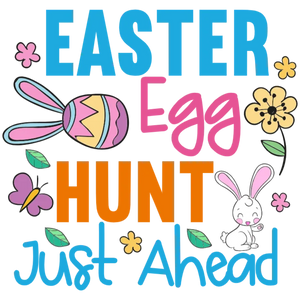 Easter Egg Hunt Just Ahead T-Shirt Design