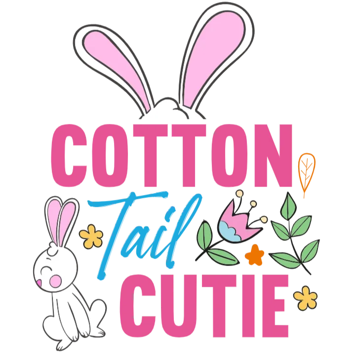 Cotton Tail Cutie DTF Graphic
