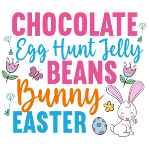 Chocolate Egg Hunt Jelly Beans Bunny Easter T-Shirt
