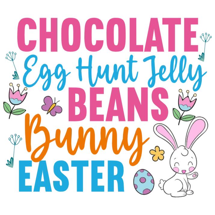 Chocolate Egg Hunt Jelly Beans Bunny Easter T-Shirt