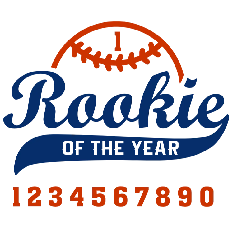Rookie of the Year Baseball Logo