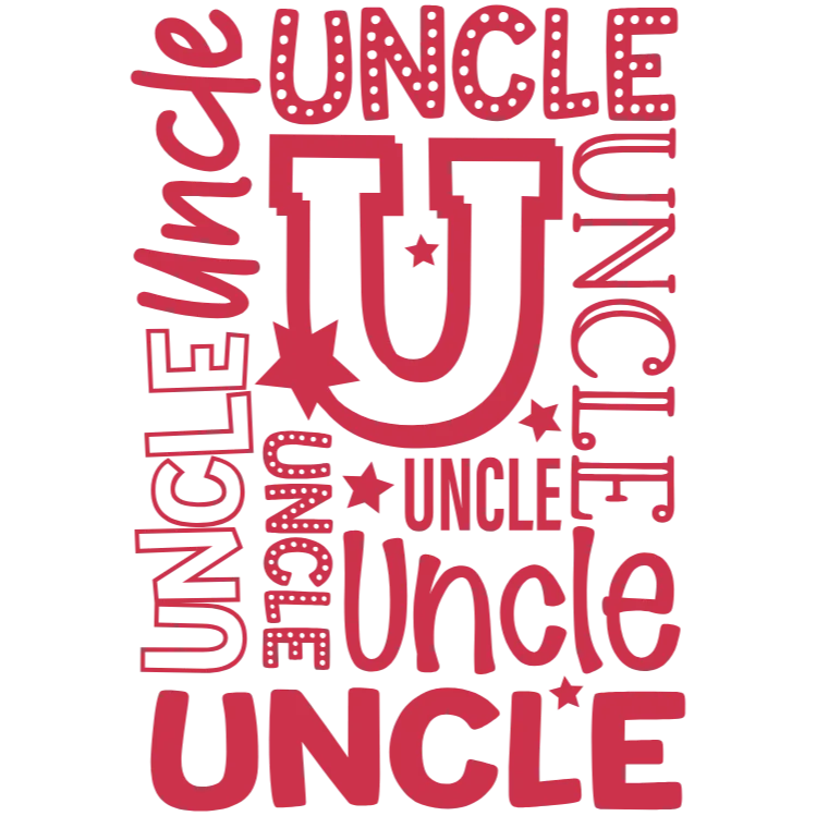 Uncle Love Typography Graphic