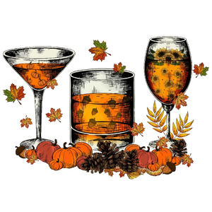Autumn Drinks and Leaves