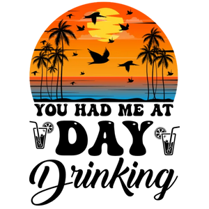 Day Drinking Sunset Beach Vacation T-Shirt