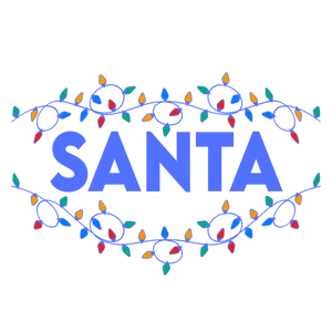 Santa's String Lights T-Shirt