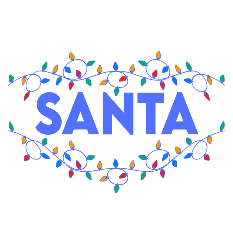 Santa's String Lights T-Shirt