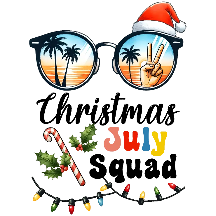 Christmas July Squad T-shirt