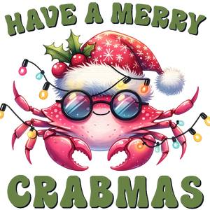 Merry Christmas Crab