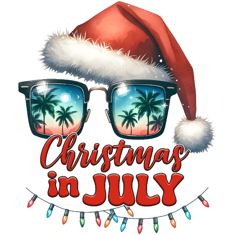Christmas in July Celebration Graphic