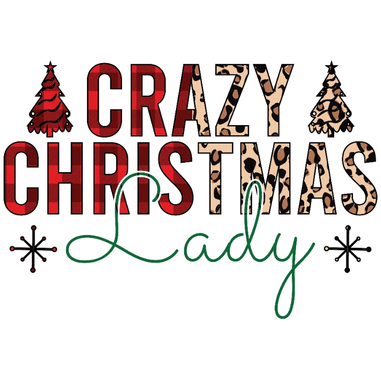 Crazy Christmas Lady