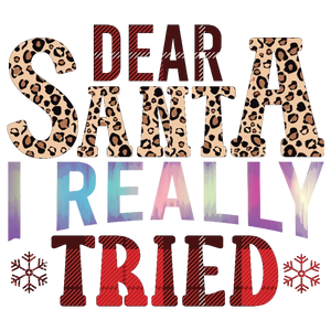 Dear Santa, I Really Tried