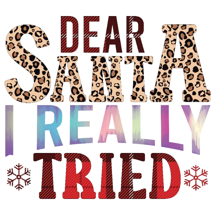 Dear Santa, I Really Tried