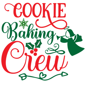 Cookie Baking Crew Holiday Graphic Tee for Women