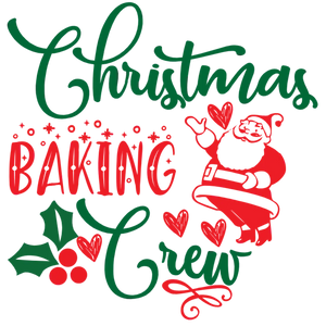Christmas Baking Crew Santa Claus