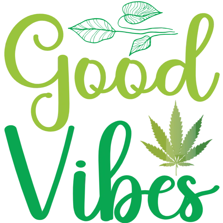 Good Vibes Hemp Leaf