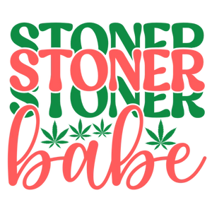 Stoned Babe T-Shirt Design