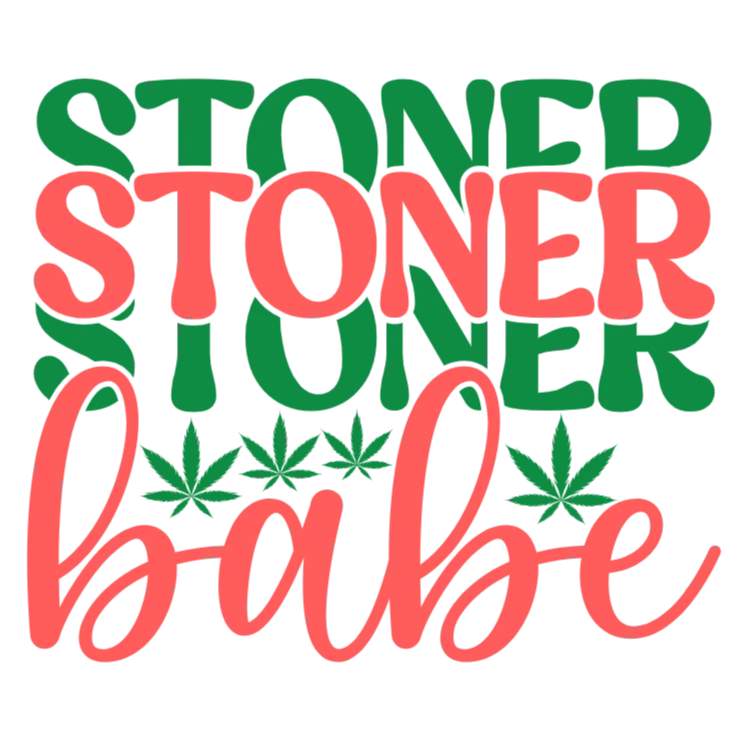 Stoned Babe T-Shirt Design