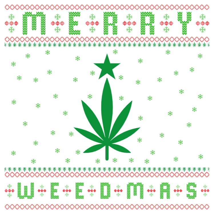 Merry Weed-Mas Sweater