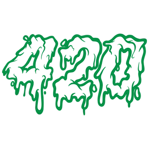 420 Drippy Font Logo