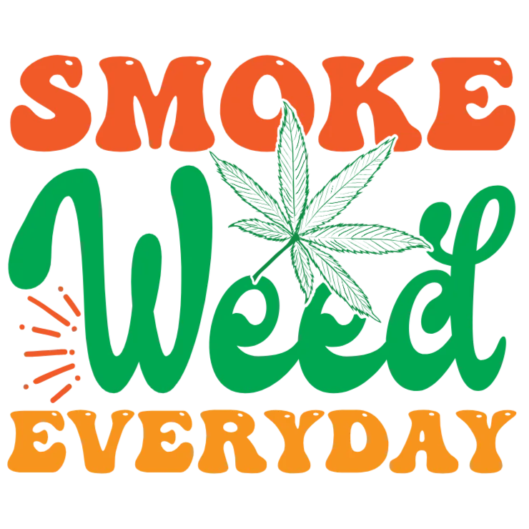 Smoking Weed Everyday T-Shirt Design