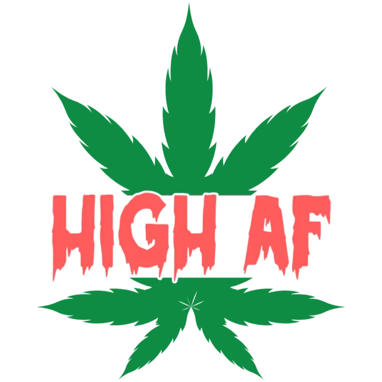 High AF Weed Leaf T-Shirt