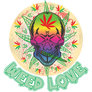 Weed Love Skull
