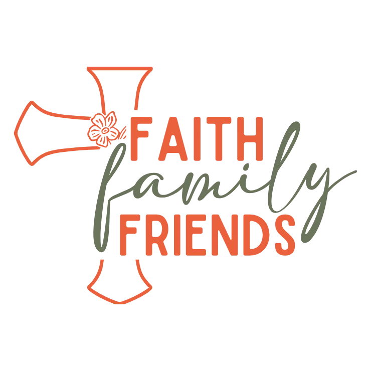 Faith Family Friends Cross Decal