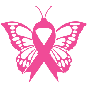 Pink Ribbon Butterfly
