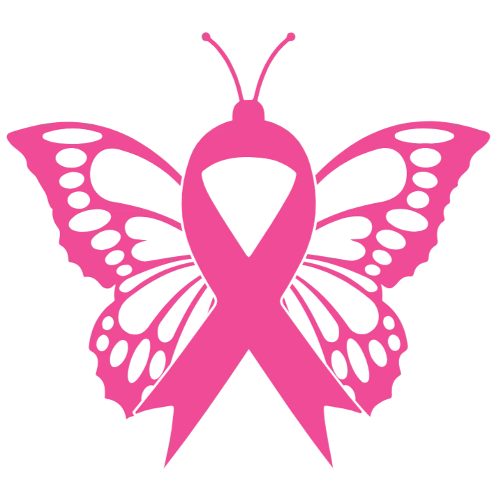 Pink Ribbon Butterfly