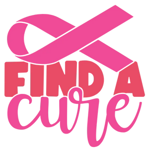 Find a Cure for Breast Cancer Ribbon