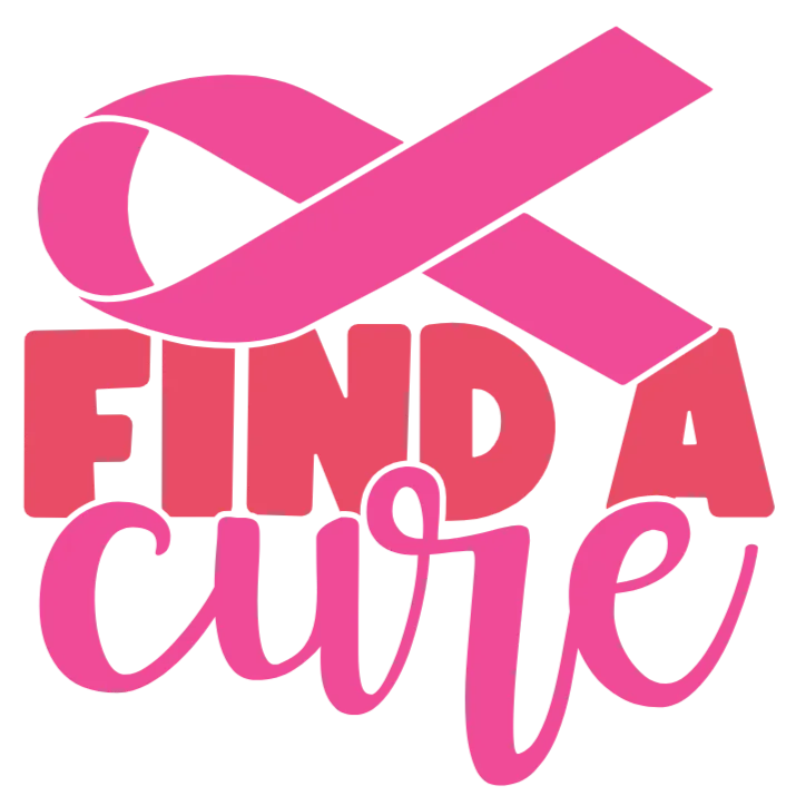 Find a Cure for Breast Cancer Ribbon