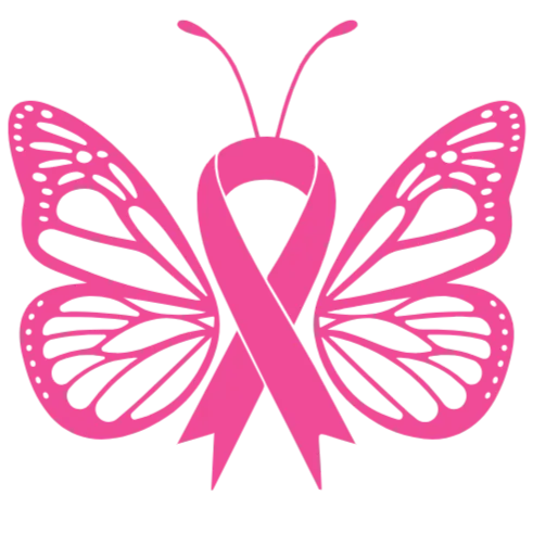 Hope for a Cure Pink Ribbon Butterfly