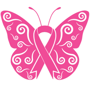 Breast Cancer Awareness Butterfly Ribbon