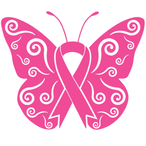 Breast Cancer Awareness Butterfly Ribbon