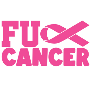 Fuck Cancer Slogan Graphic